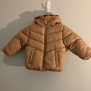 Swiss Tech Kids Brown Puffer Jacket